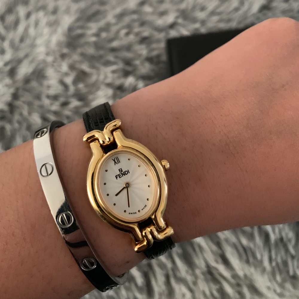 Fendi Orologi Leather Watch View 6